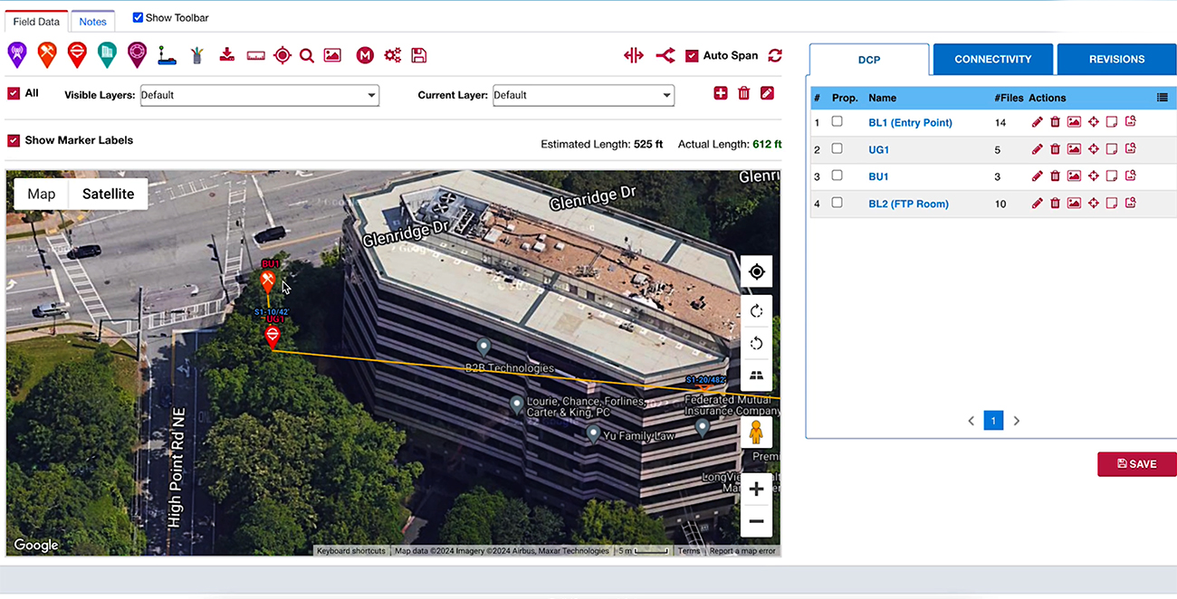 ProWorks field data collection interface