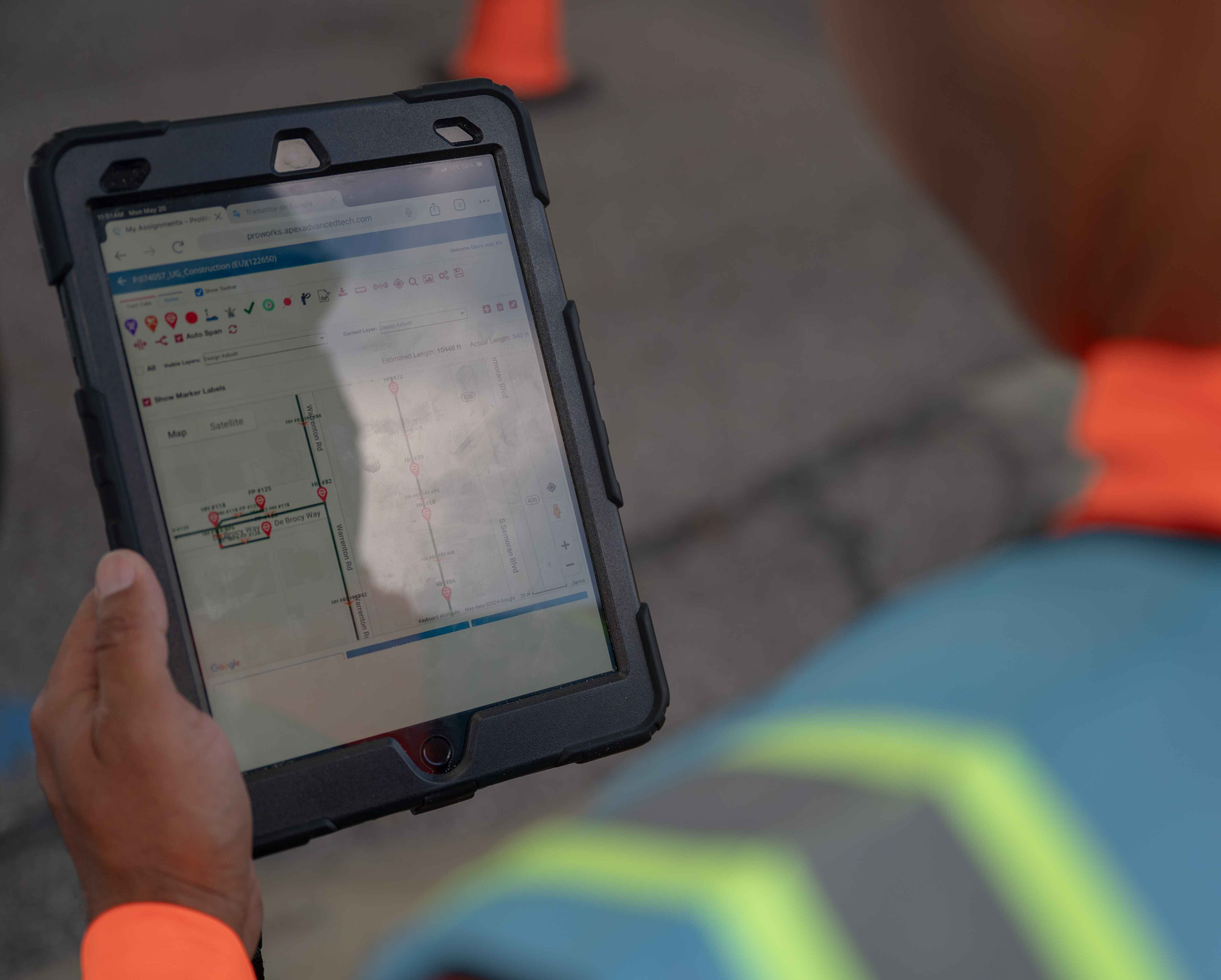 Construction management in the field